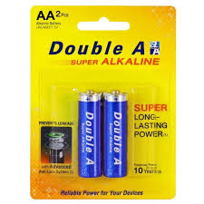 Pin Alkaline 2A/3A Double